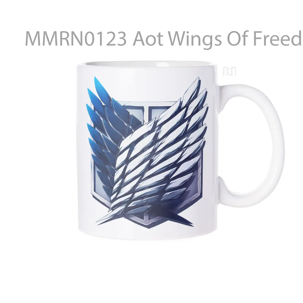Aot Wings Of Freedom Blue Gelas Keramik Mug