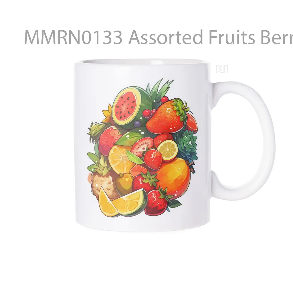 Assorted Fruits Berries Gelas Keramik Mug