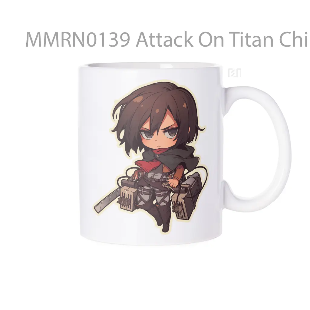 Attack On Titan Chibi Mikasa Gelas Keramik Mug