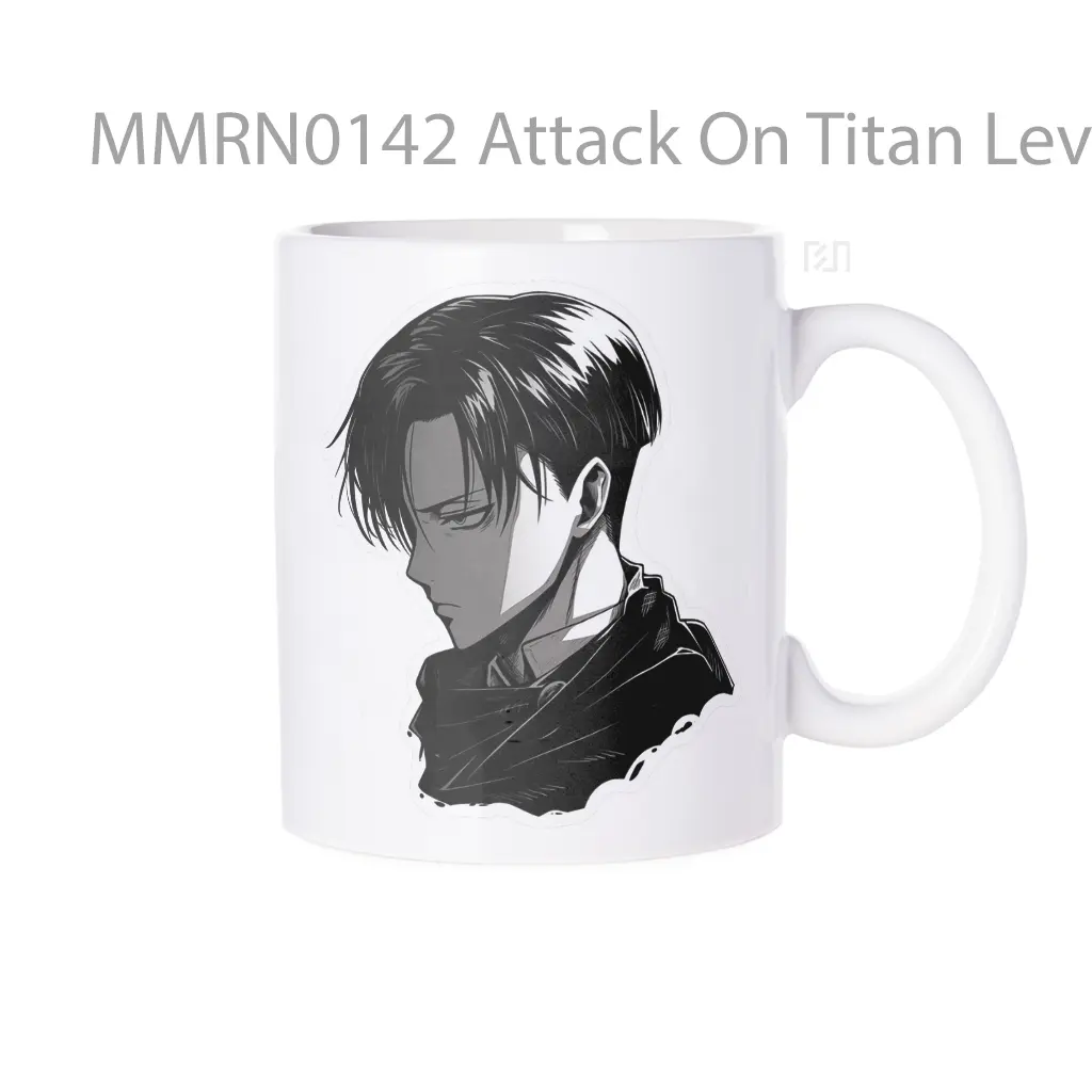 Attack On Titan Levi Ackerman Manga Gelas Keramik Mug
