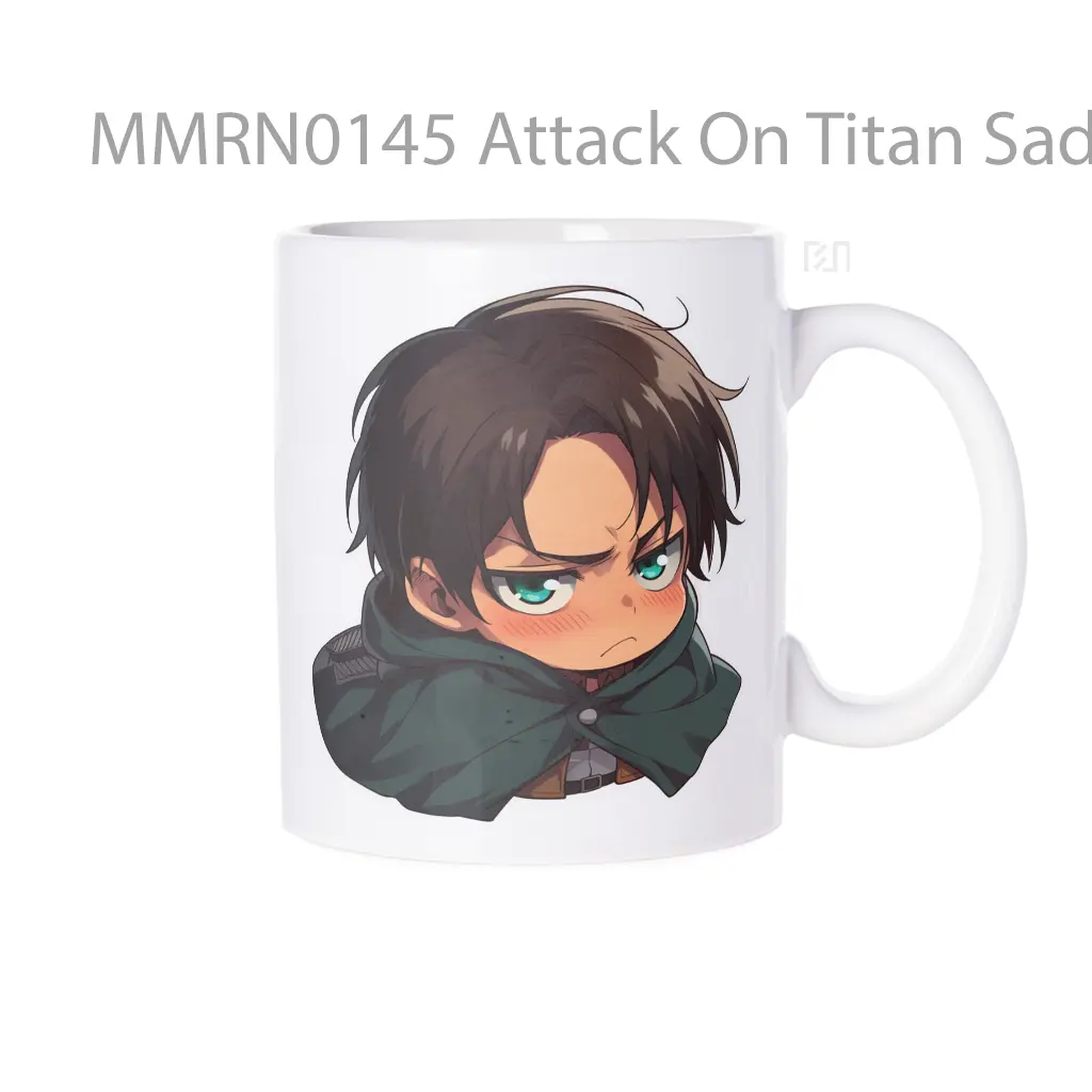 Attack On Titan Sad Eren Cute Gelas Keramik Mug