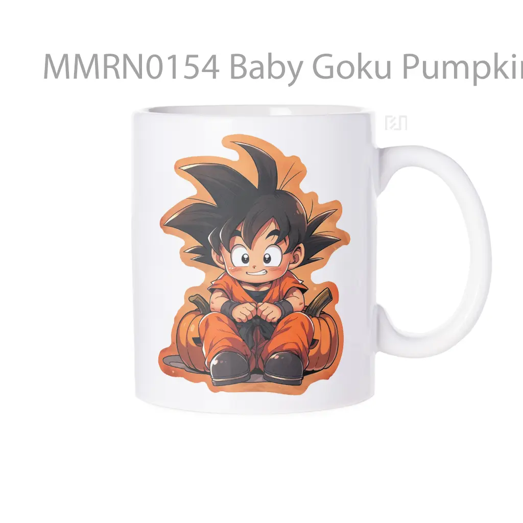 Baby Goku Pumpkins Halloween Gelas Keramik Mug