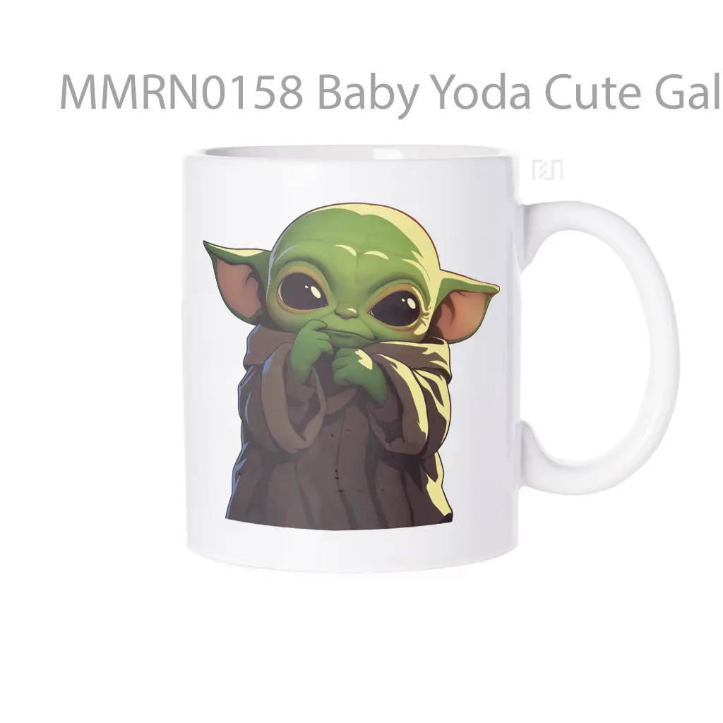 Baby Yoda Cute Galaxy Gelas Keramik Mug