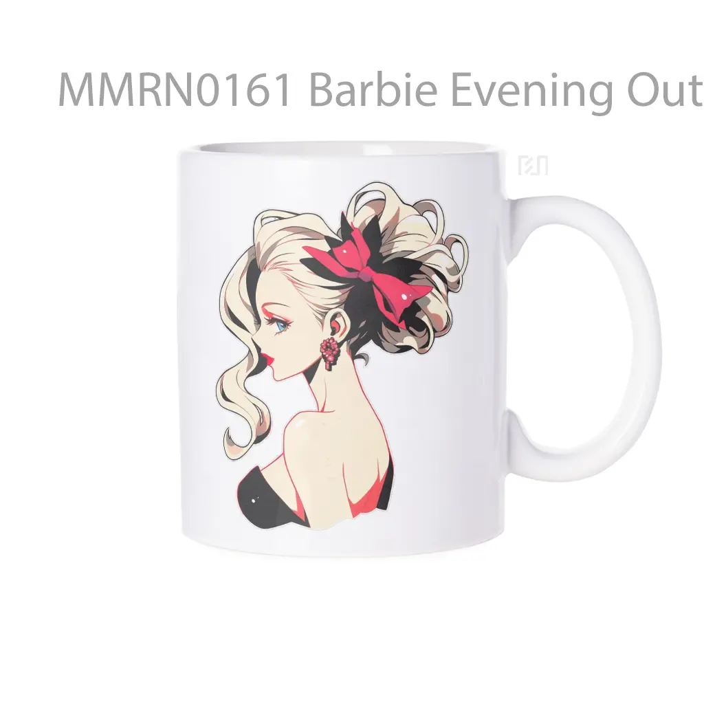 Barbie Evening Outfit Profile Gelas Keramik Mug