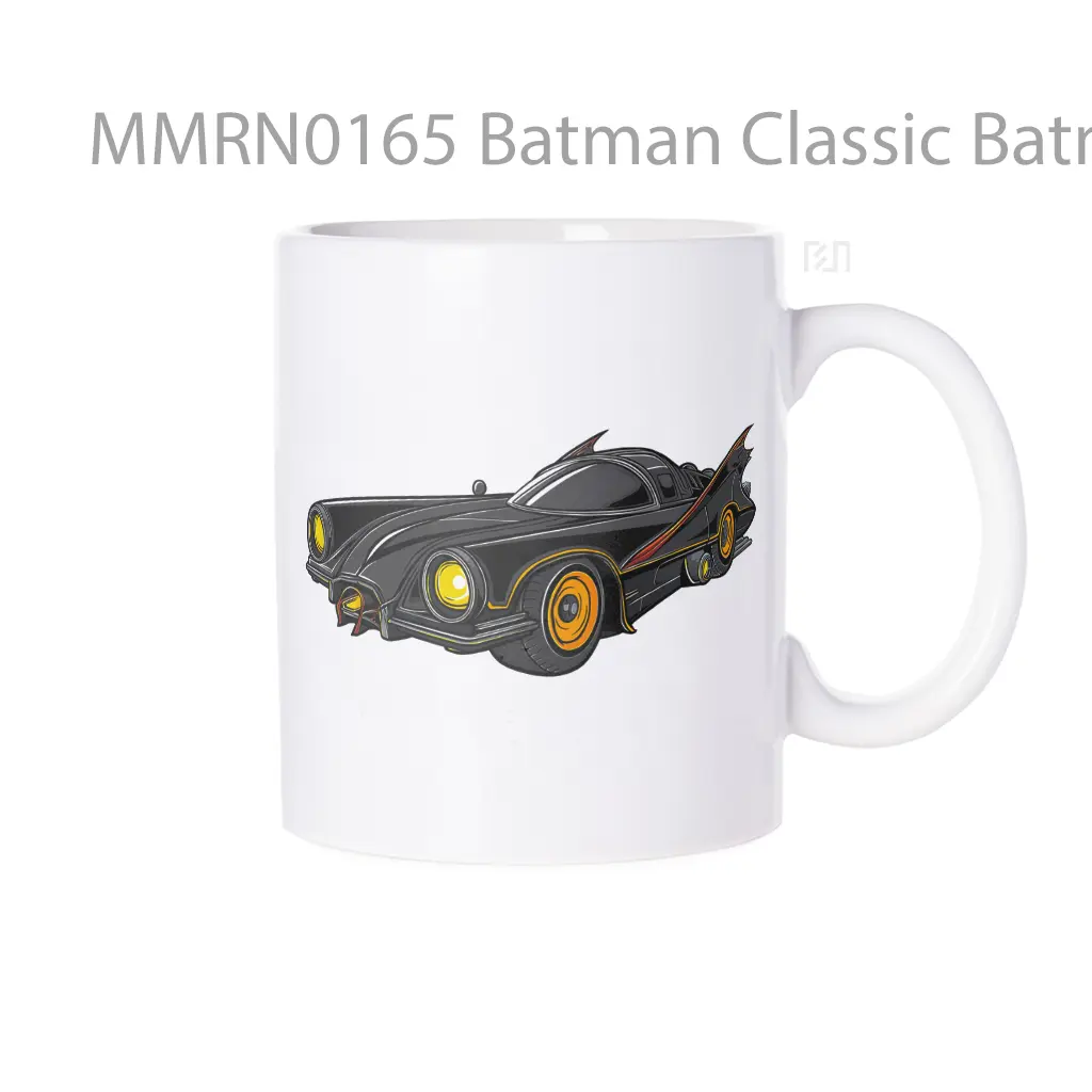 Batman Classic Batmobile Gelas Keramik Mug