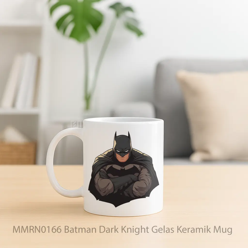 Batman Dark Knight Gelas Keramik Mug - Sudut 2