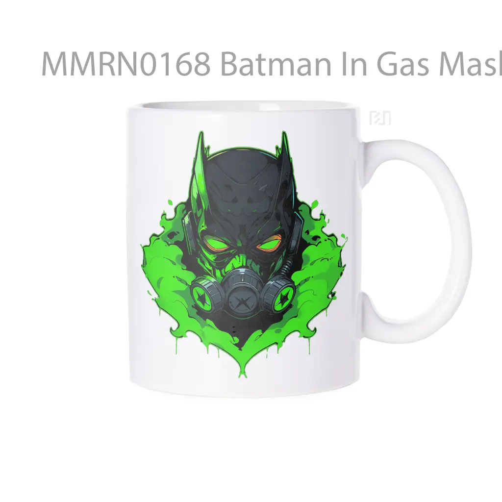 Batman In Gas Mask Toxic Gelas Keramik Mug