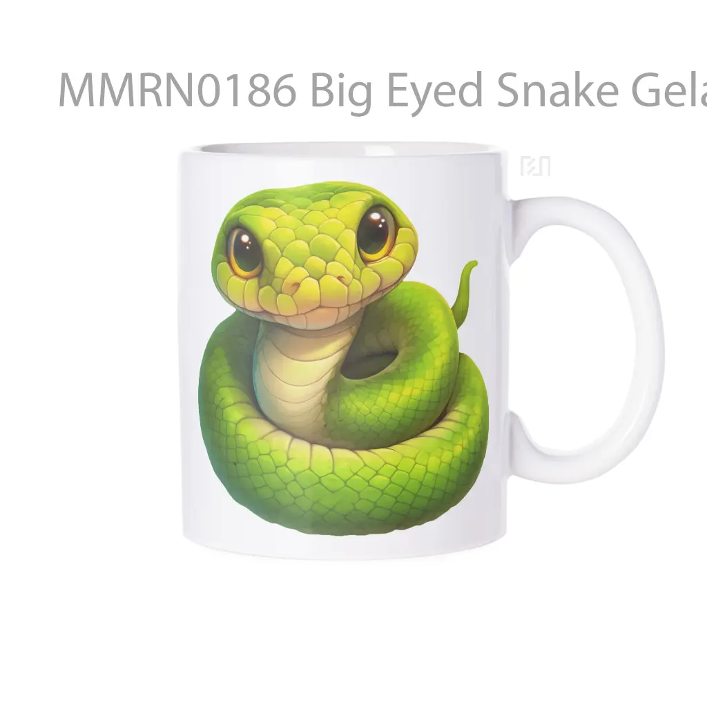 Big Eyed Snake Gelas Keramik Mug