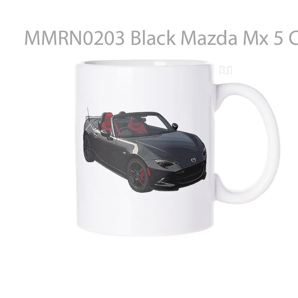 Black Mazda Mx 5 Car Gelas Keramik Mug