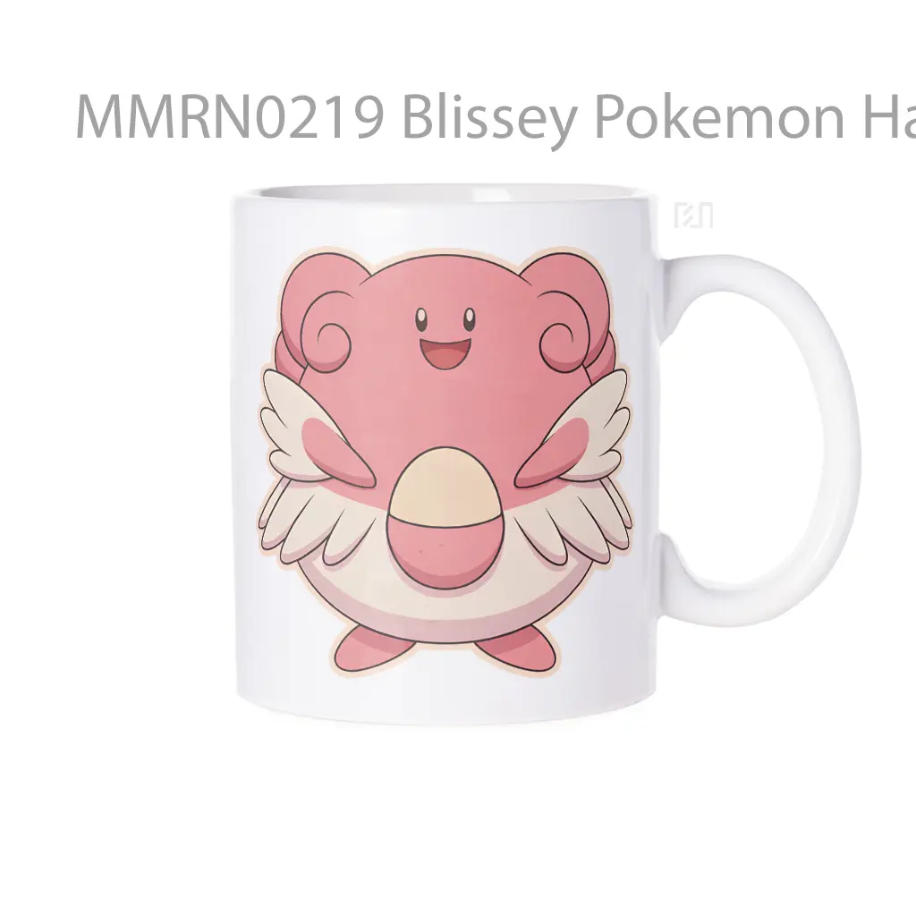 Blissey Pokemon Happy Gelas Keramik Mug