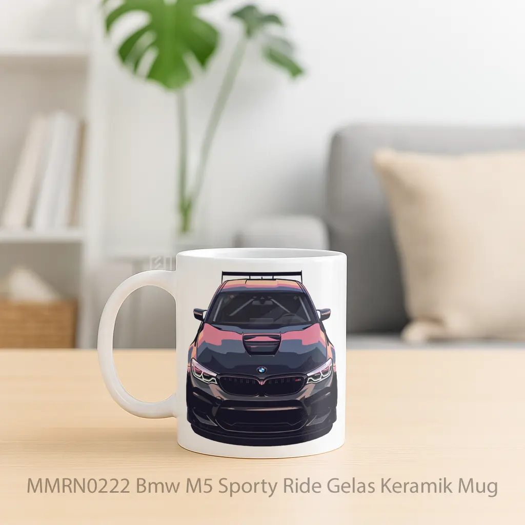 Bmw M5 Sporty Ride Gelas Keramik Mug - Sudut 2