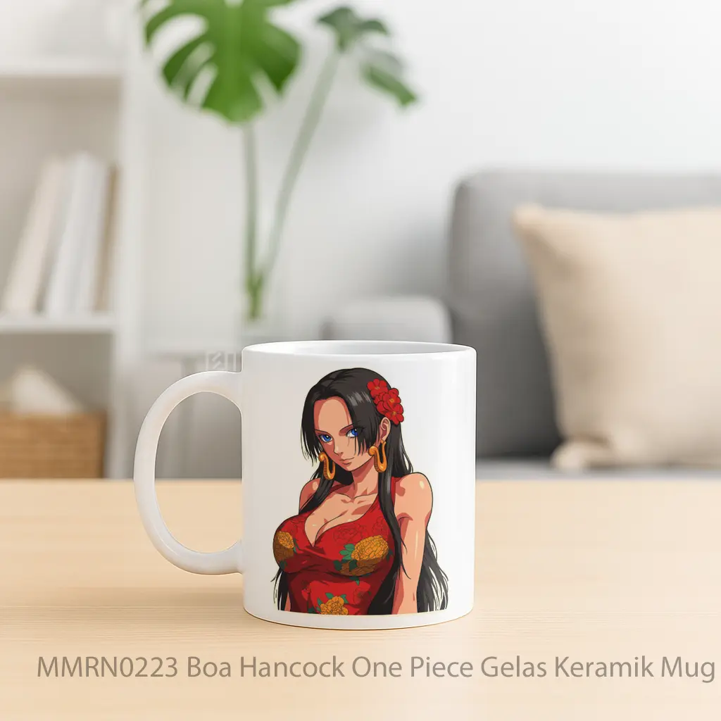Boa Hancock One Piece Gelas Keramik Mug - Sudut 2