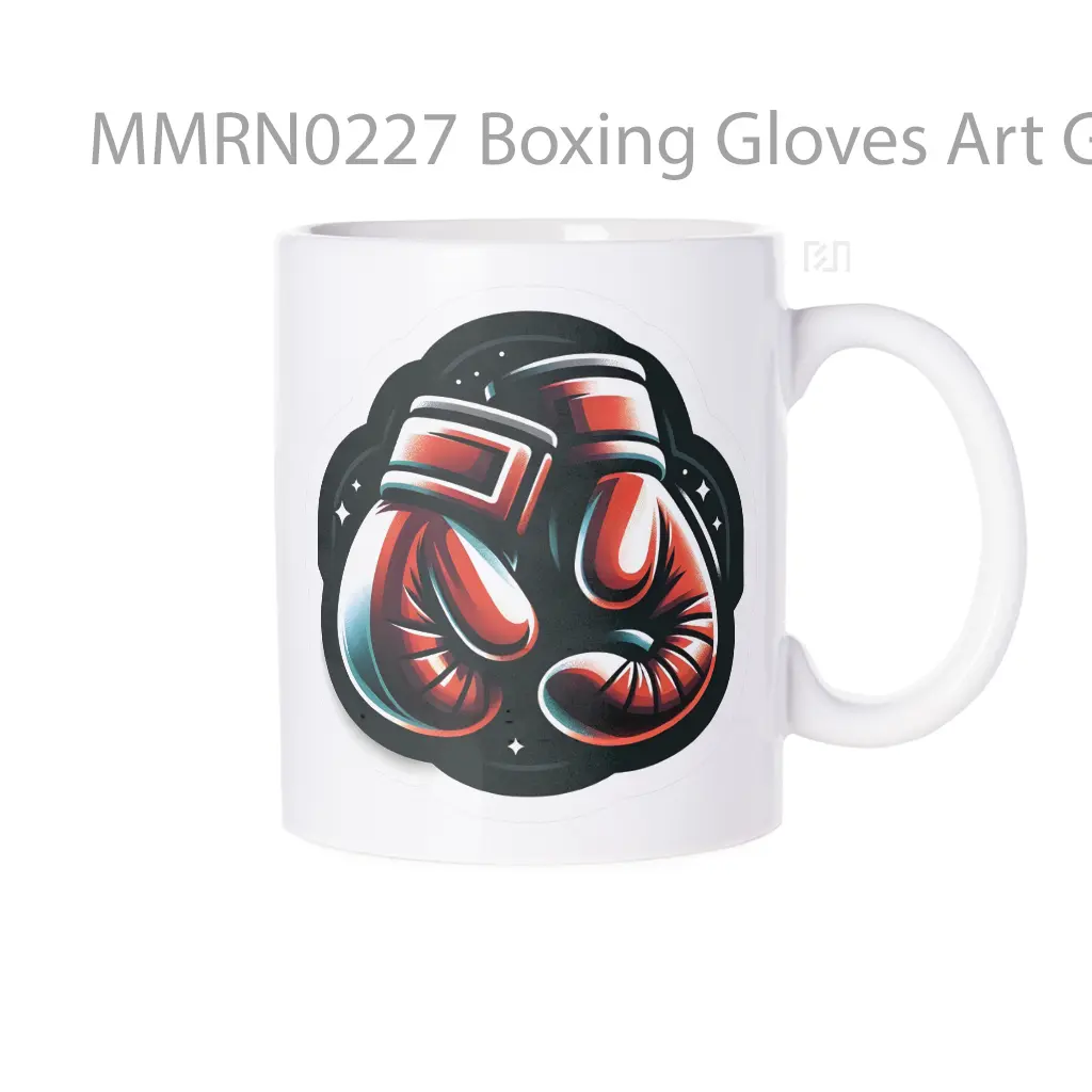 Boxing Gloves Art Gelas Keramik Mug