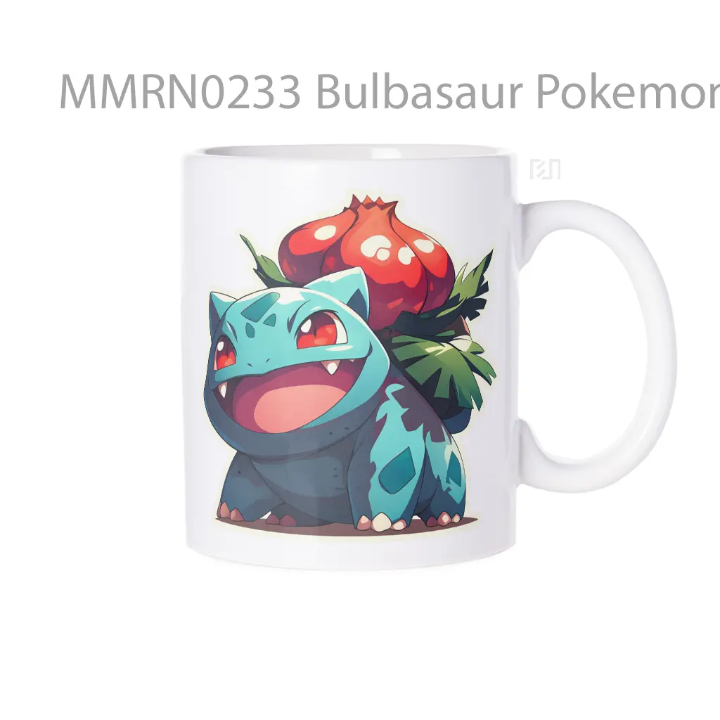 Bulbasaur Pokemon Cute Gelas Keramik Mug
