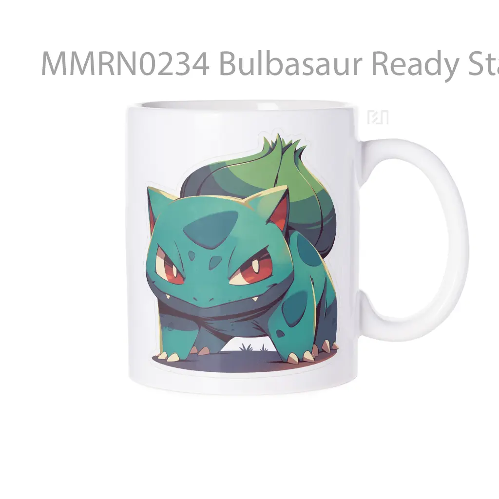 Bulbasaur Ready Stance Gelas Keramik Mug