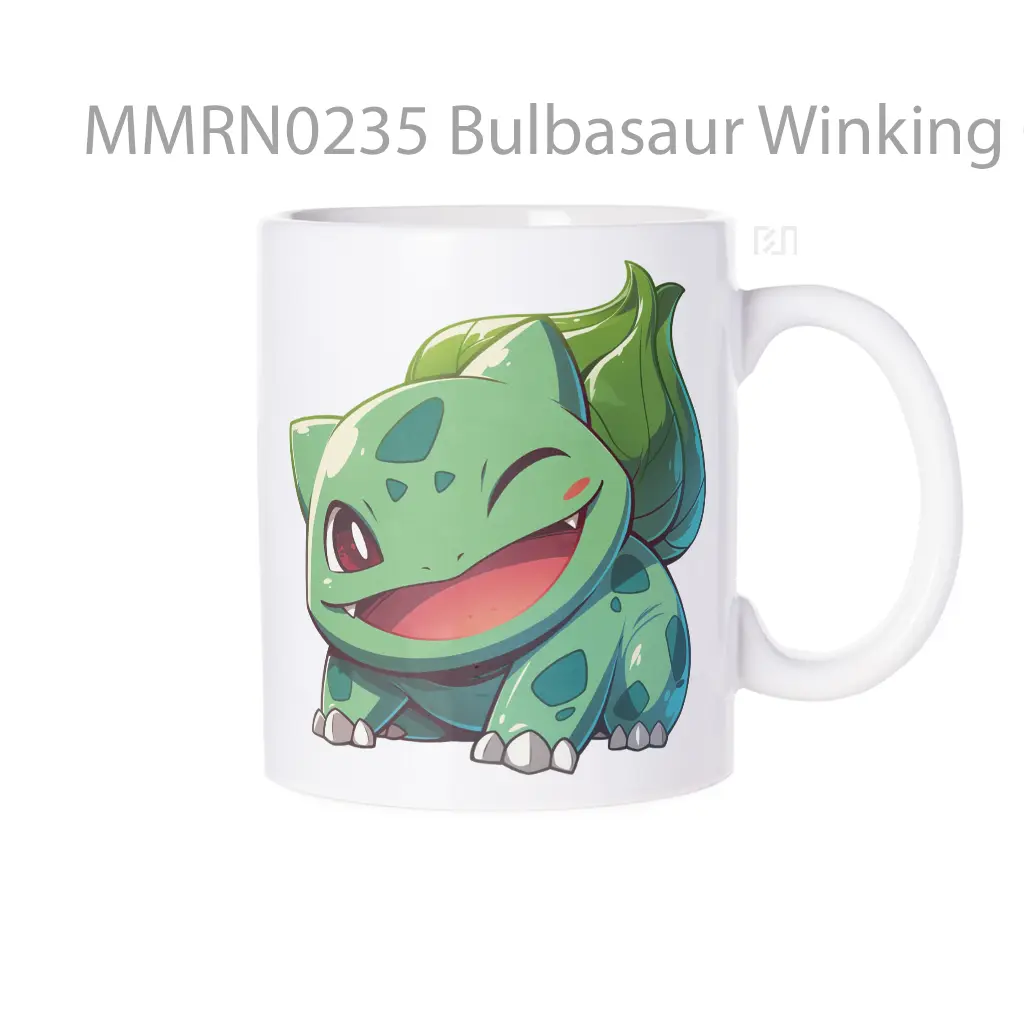Bulbasaur Winking Cute Gelas Keramik Mug
