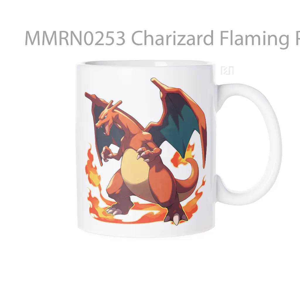 Charizard Flaming Pokemon Gelas Keramik Mug