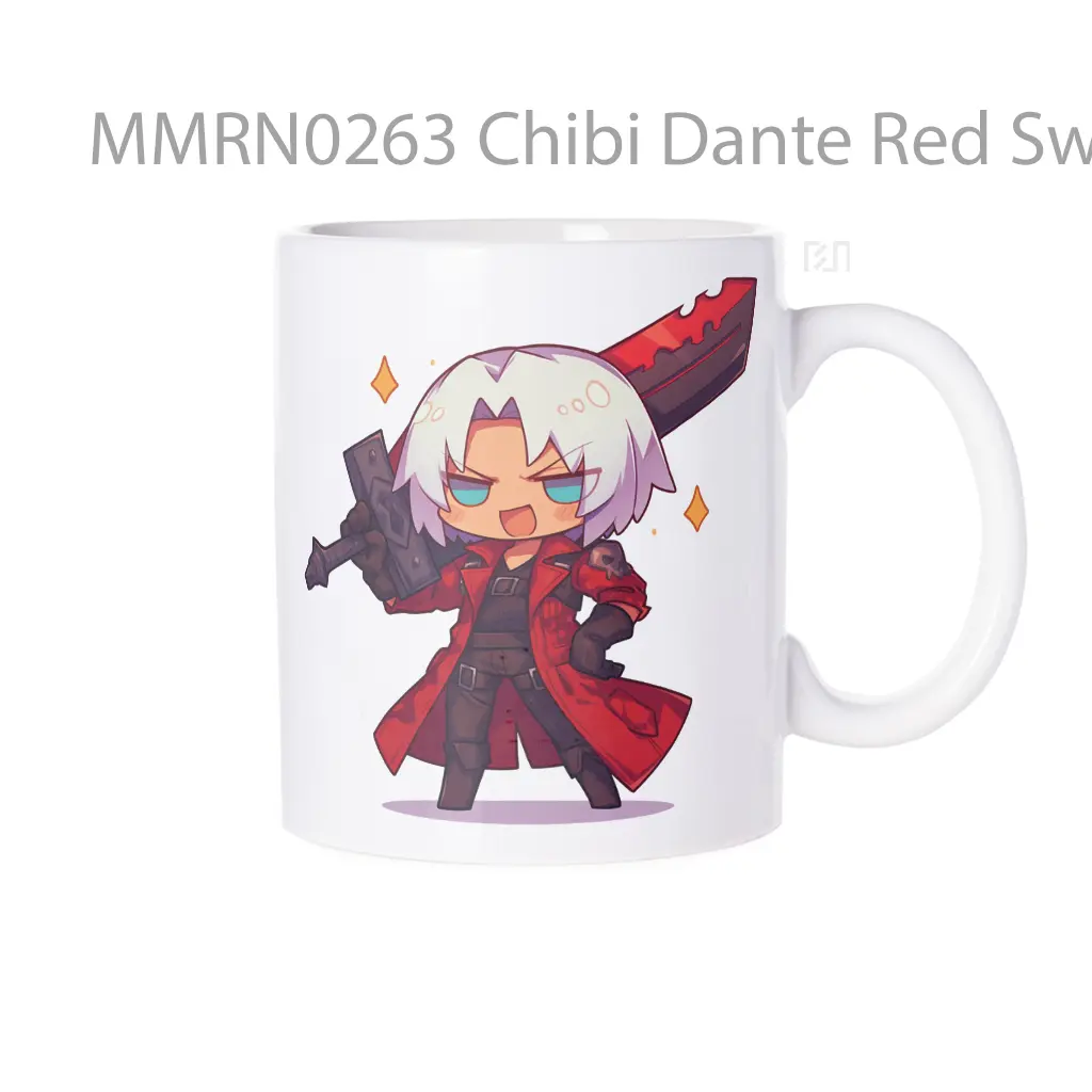 Chibi Dante Red Sword Gelas Keramik Mug