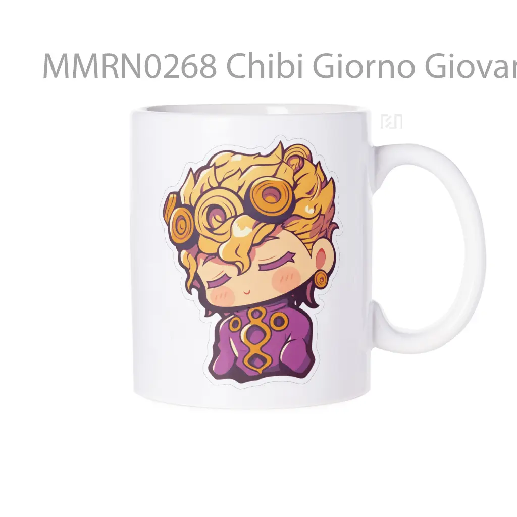 Chibi Giorno Giovanna Anime Gelas Keramik Mug
