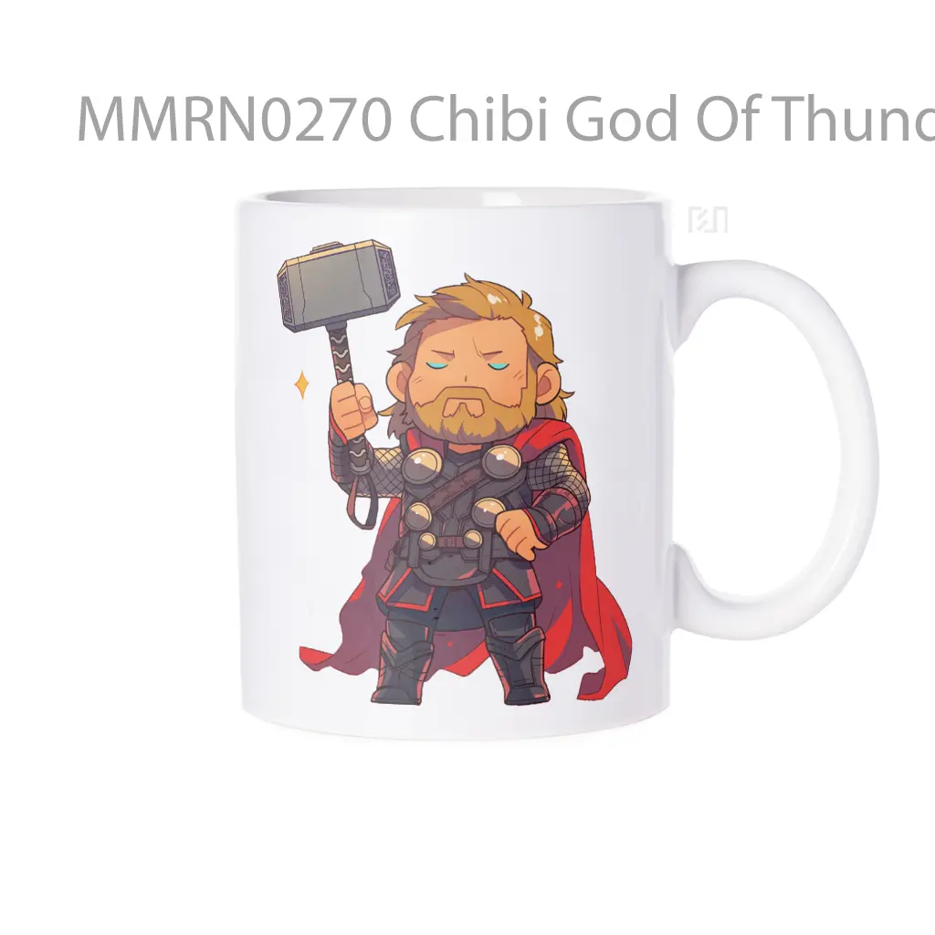 Chibi God Of Thunder Thor Gelas Keramik Mug