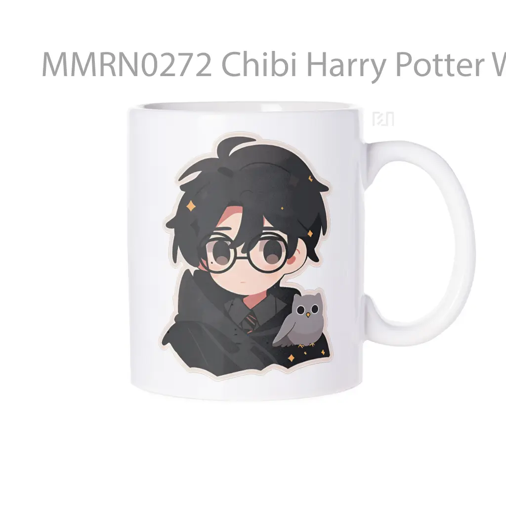 Chibi Harry Potter With Owl Gelas Keramik Mug