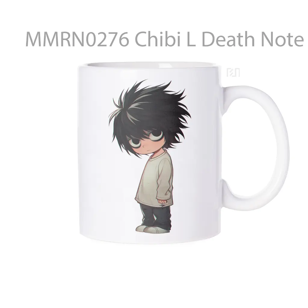 Chibi L Death Note Standing Gelas Keramik Mug