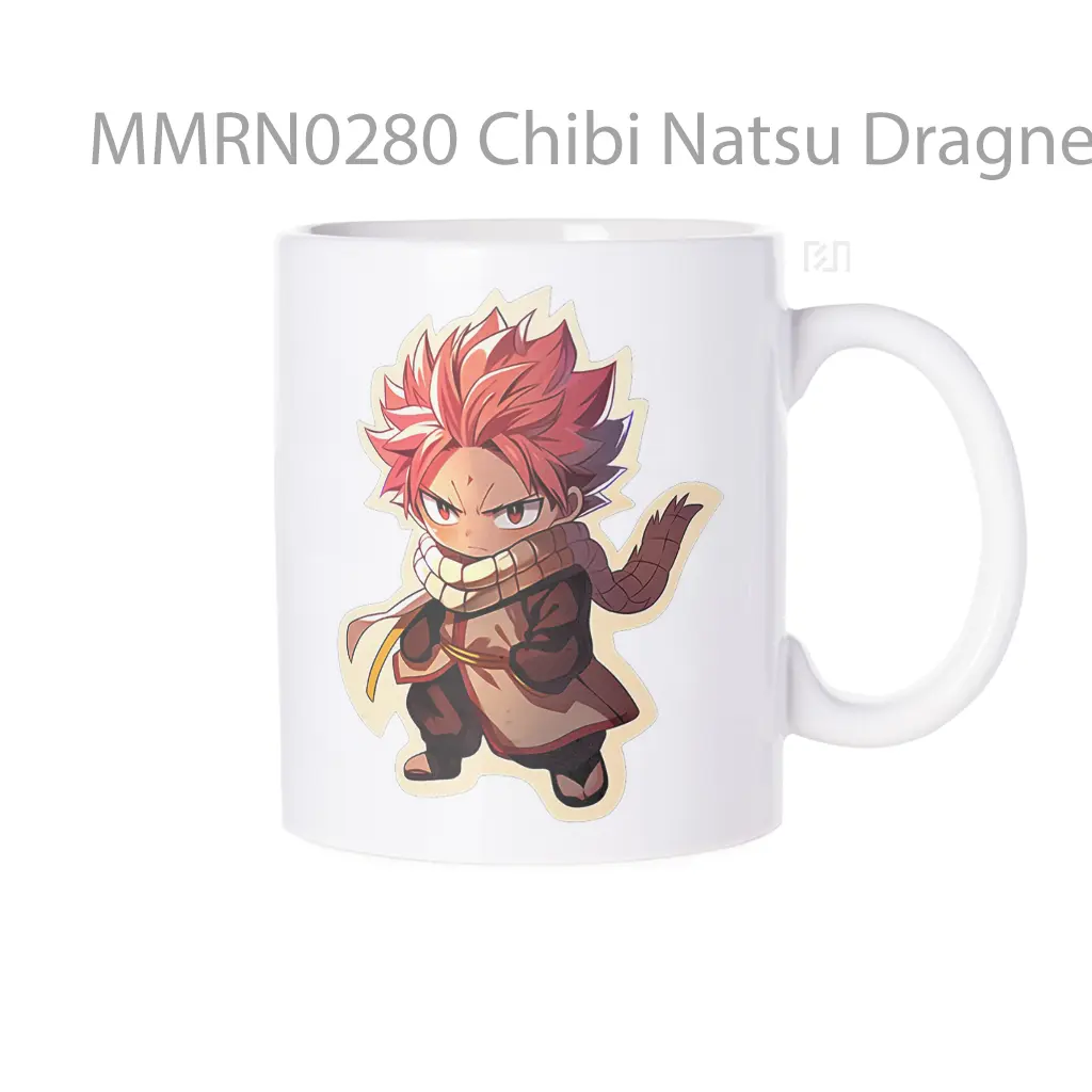 Chibi Natsu Dragneel Anime Gelas Keramik Mug