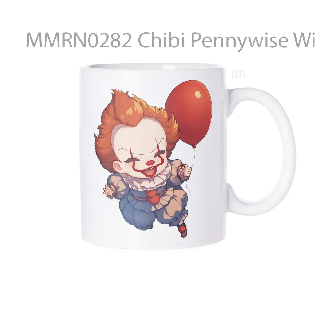 Chibi Pennywise With Balloon Gelas Keramik Mug