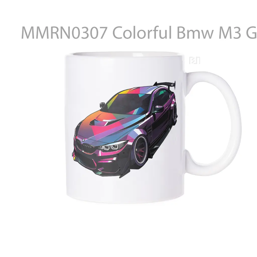 Colorful Bmw M3 Gelas Keramik Mug