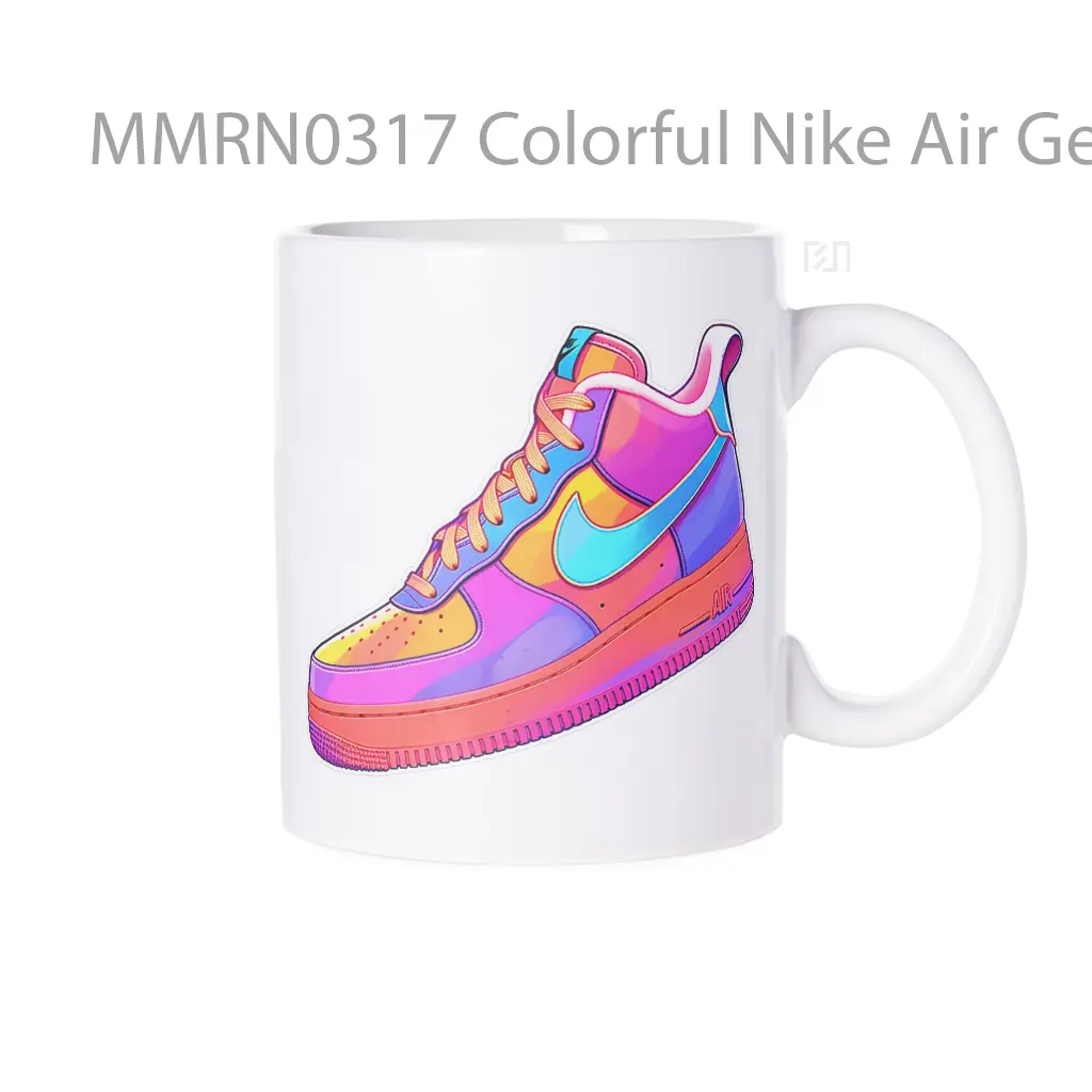 Colorful Nike Air Gelas Keramik Mug