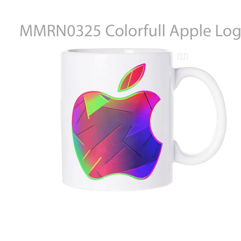Colorfull Apple Logo Gelas Keramik Mug