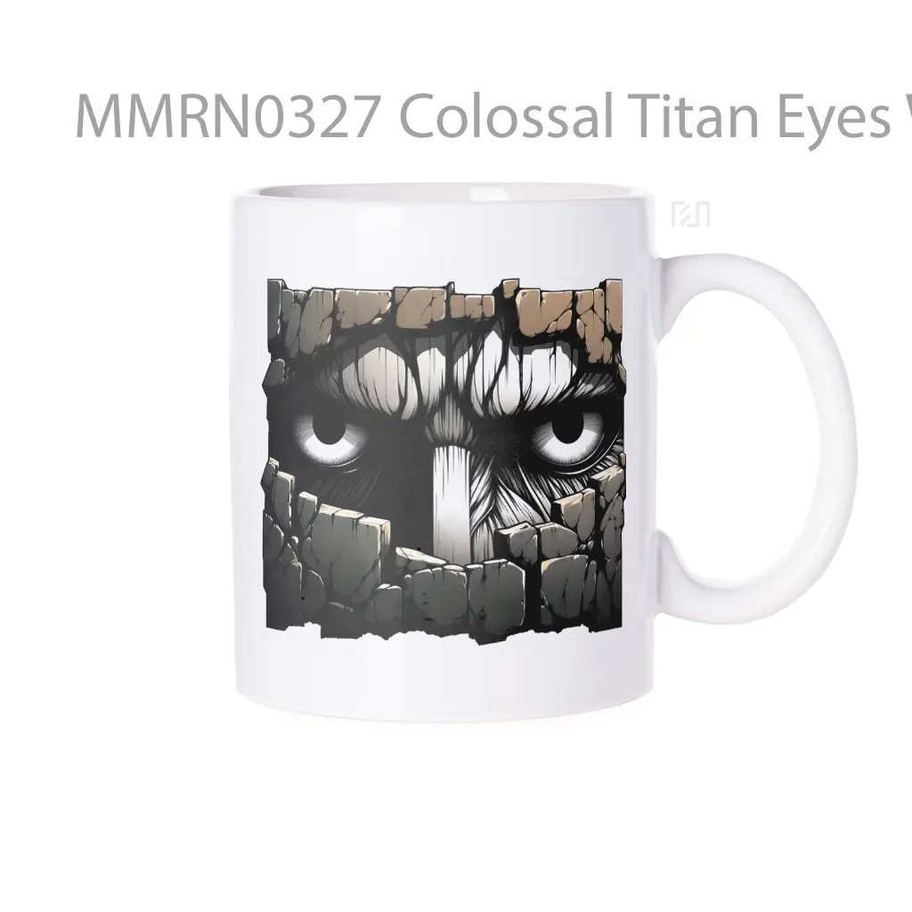 Colossal Titan Eyes Wall Gelas Keramik Mug