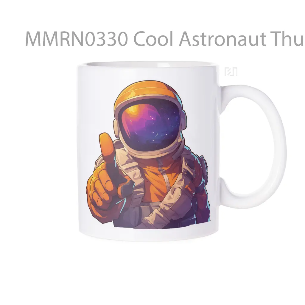 Cool Astronaut Thumbs Up Gelas Keramik Mug