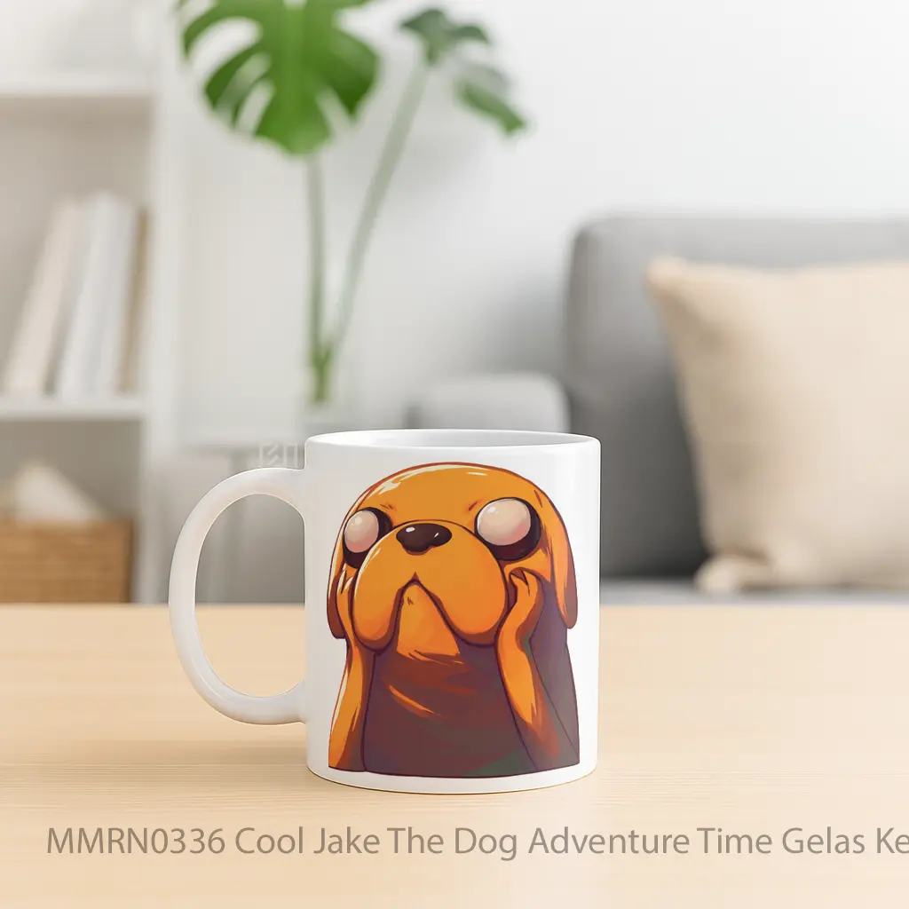 Cool Jake The Dog Adventure Time Gelas Keramik Mug - Sudut 2