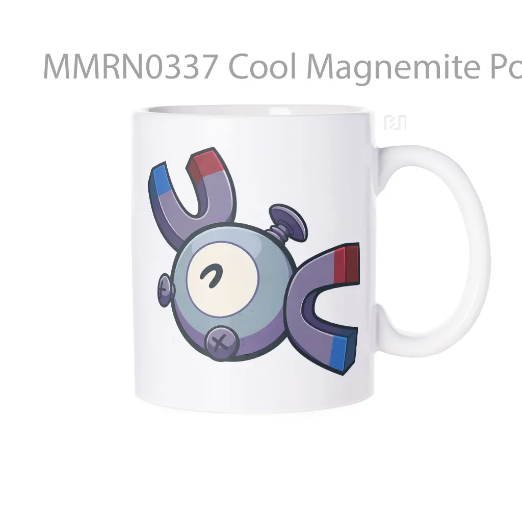 Cool Magnemite Pokemon Gelas Keramik Mug