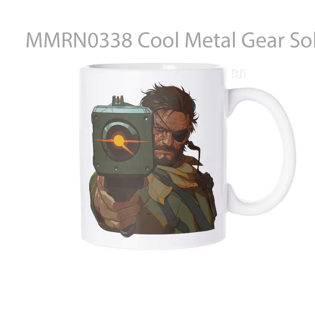 Cool Metal Gear Solid Snake Gelas Keramik Mug
