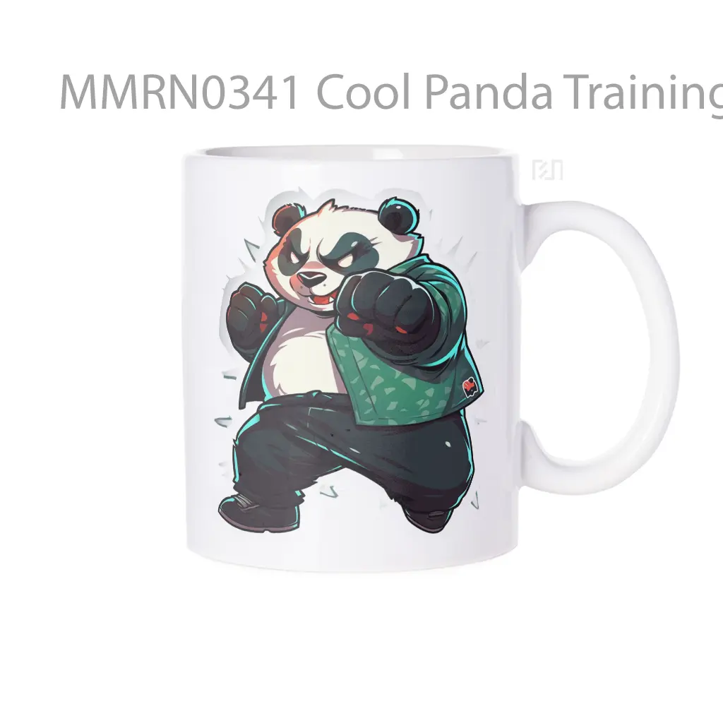 Cool Panda Training Strikes Gelas Keramik Mug