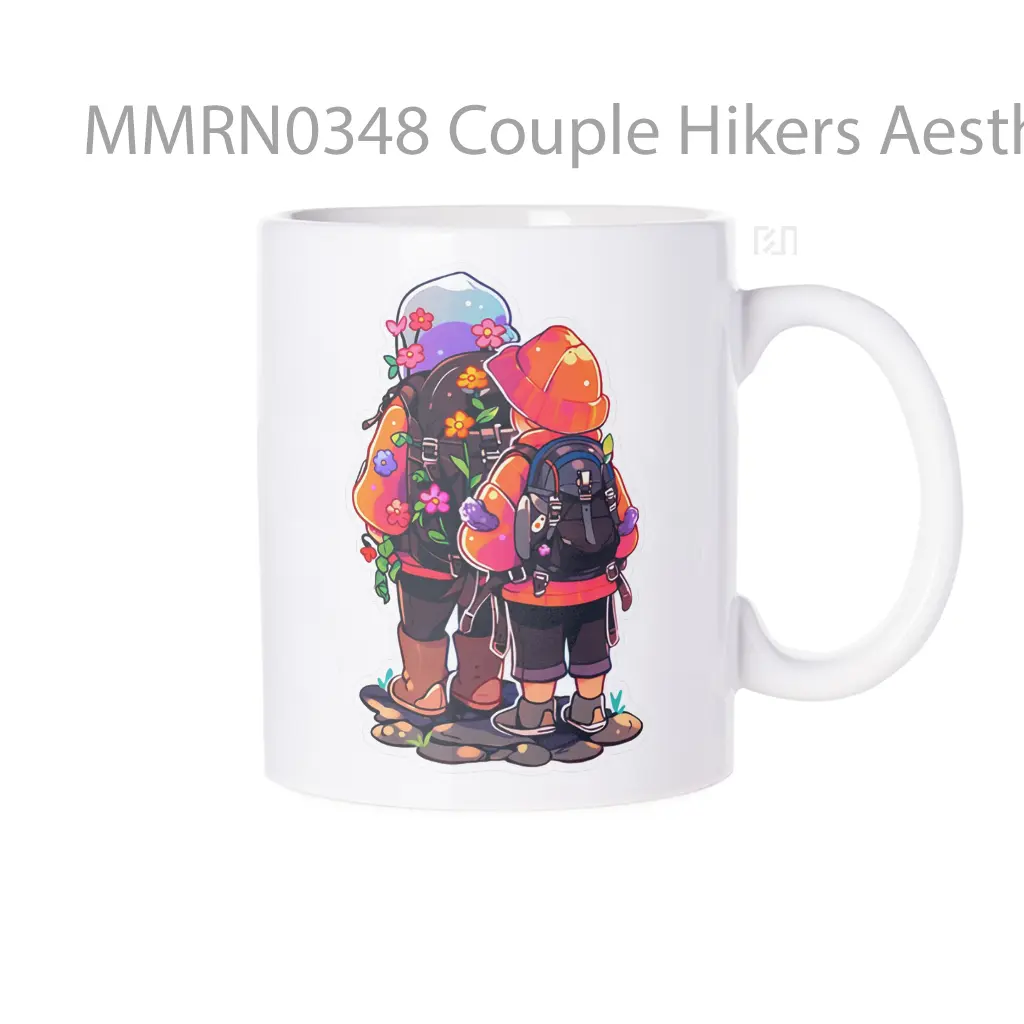Couple Hikers Aesthetic Gelas Keramik Mug