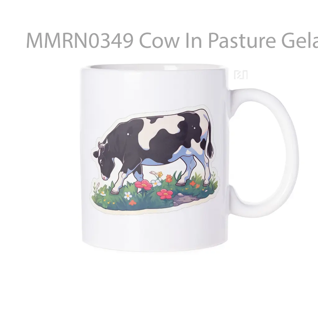 Cow In Pasture Gelas Keramik Mug
