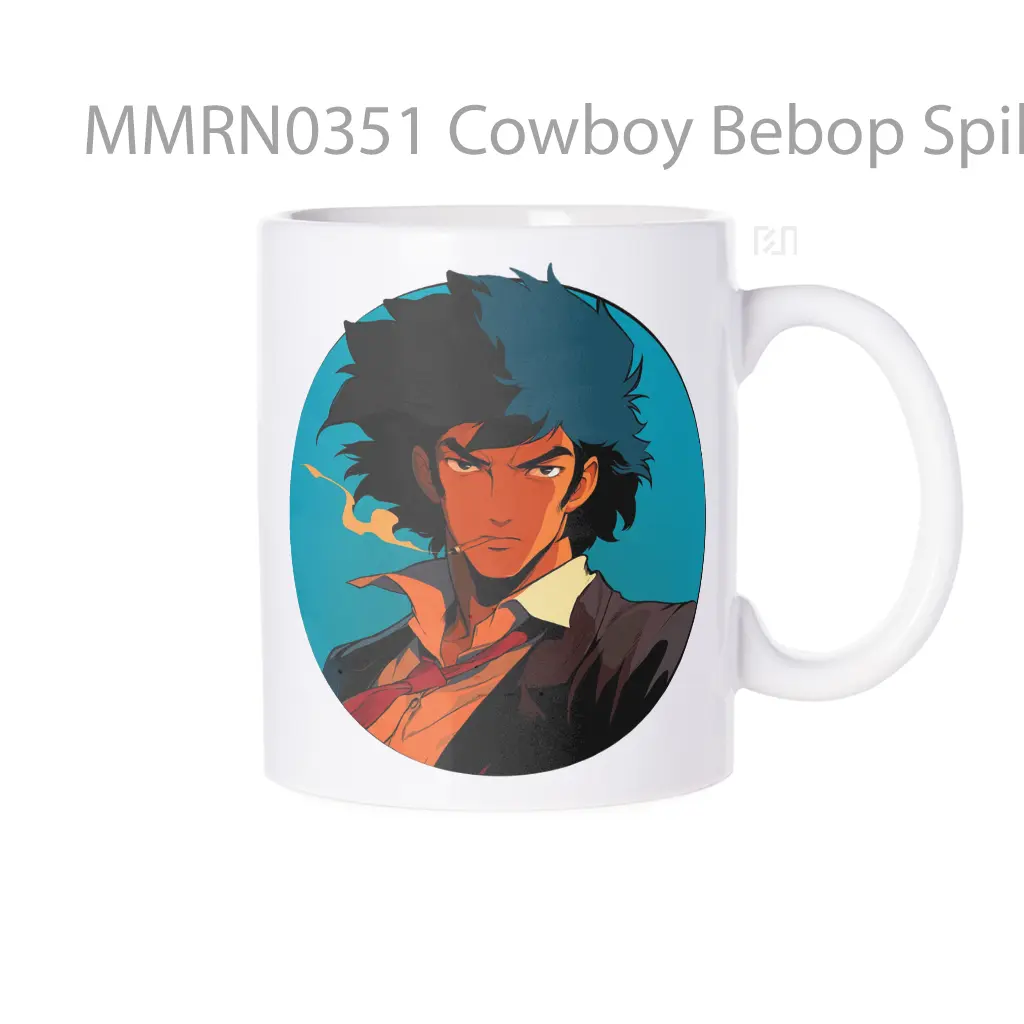 Cowboy Bebop Spike Cool Smoke Gelas Keramik Mug