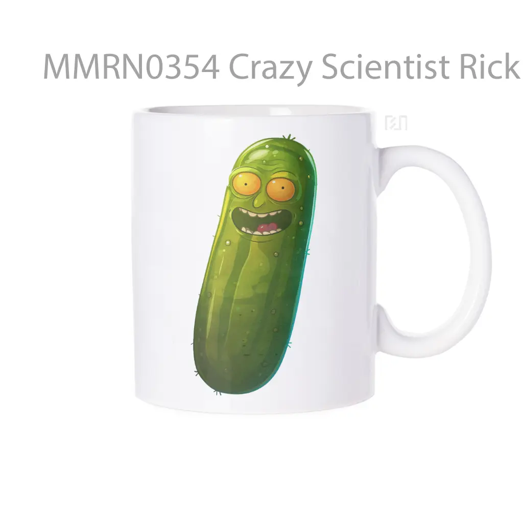 Crazy Scientist Rick Pickle Gelas Keramik Mug