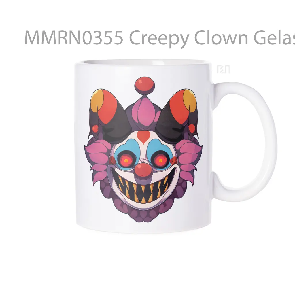Creepy Clown Gelas Keramik Mug