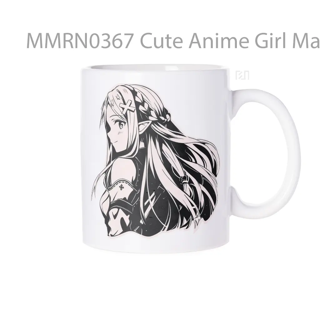 Cute Anime Girl Manga Gelas Keramik Mug