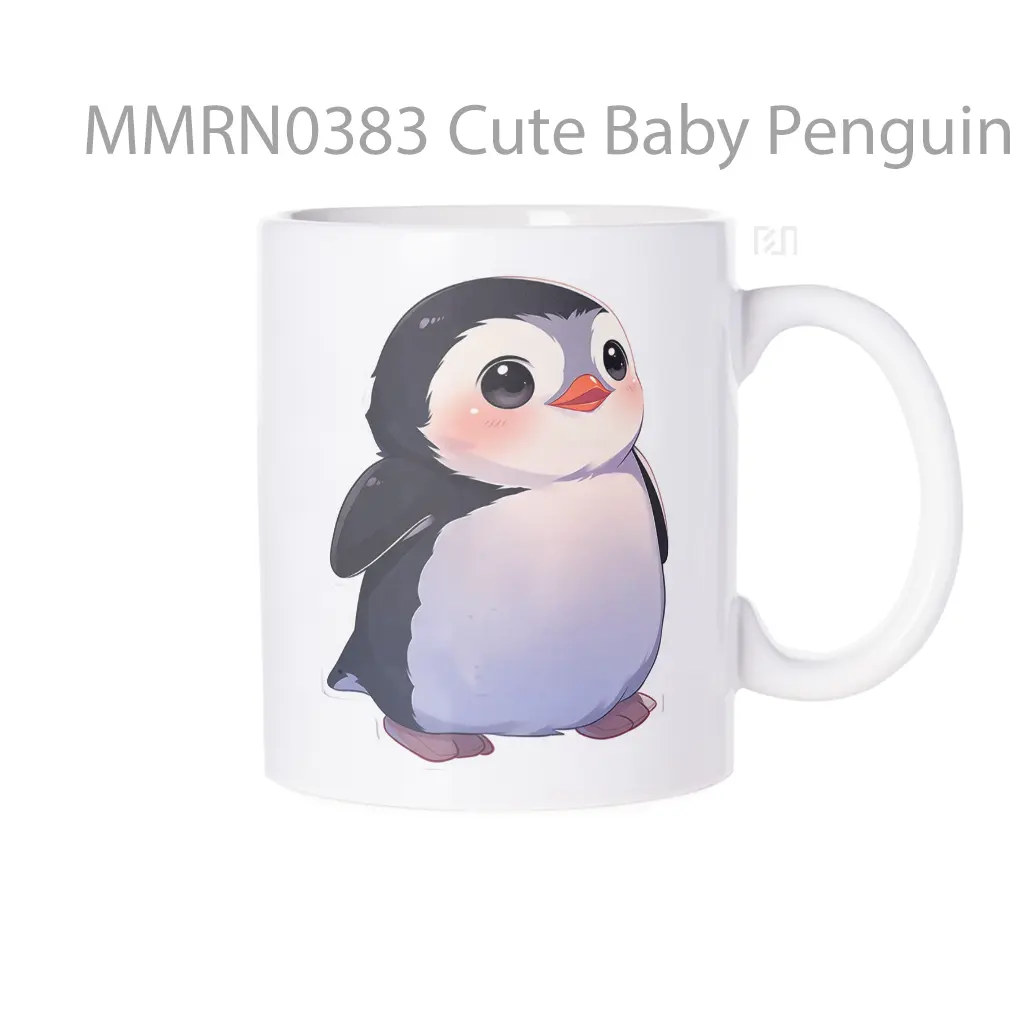Cute Baby Penguin Gelas Keramik Mug