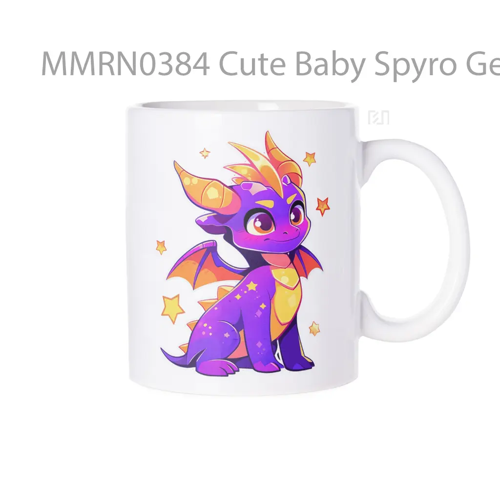 Cute Baby Spyro Gelas Keramik Mug