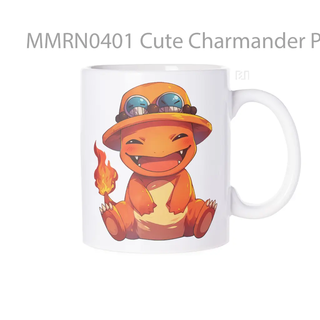 Cute Charmander Pirate Gelas Keramik Mug
