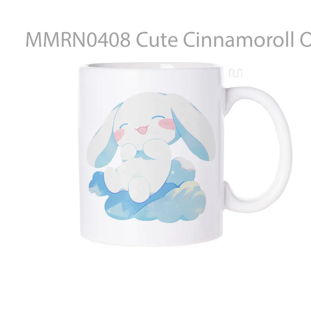 Cute Cinnamoroll On Cloud Sanrio Gelas Keramik Mug
