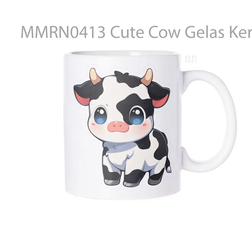 Cute Cow Gelas Keramik Mug