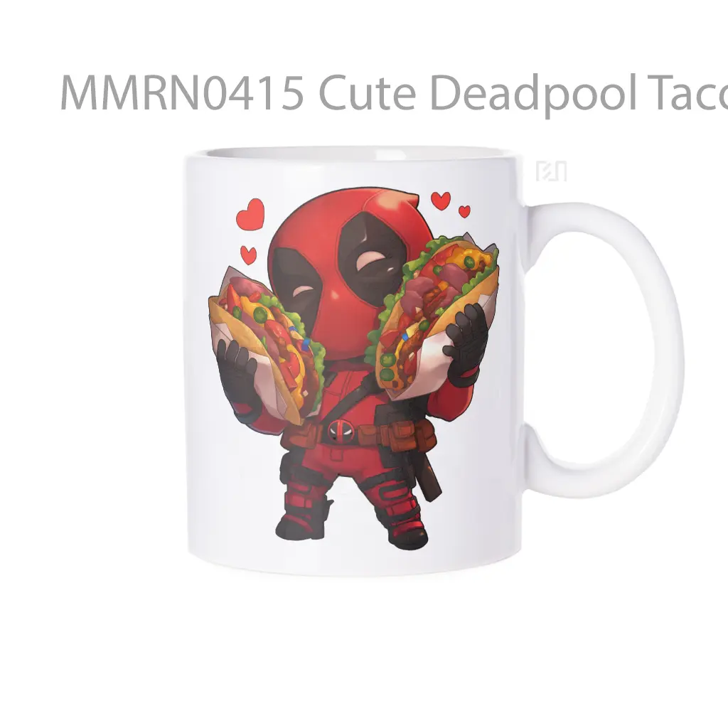 Cute Deadpool Taco Lover Gelas Keramik Mug