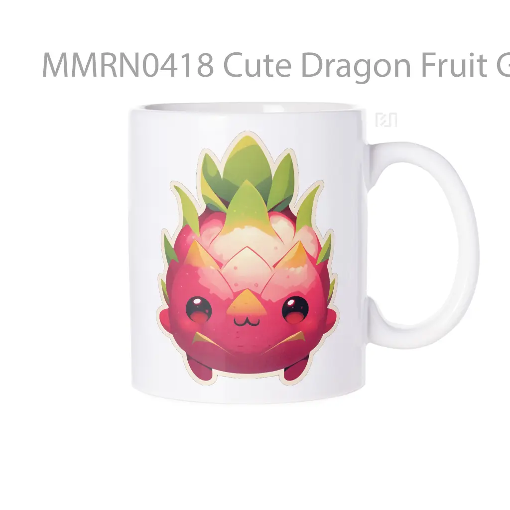 Cute Dragon Fruit Gelas Keramik Mug